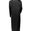 Womens Long Leather Jacket Long Sleeve Single Breasted Faux Leather Trench Coat Mid Length Motorcycle Coats