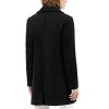 Women's Winter Single Breasted Peter Pan Collar Outwear Trench Coat