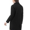 Women's Notched Lapel Double Breasted Raglan Winter Coats