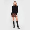 Women's Knee High Boots Women Mid Heel Pointed Toe Tall Boots for Women High Heel Side Zipper with Buckle Bow Knots Long Boots