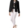 Women's Notched Lapel Double Breasted Pea Coat