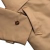 Women's Trench Coat - Waist Belted Button Up Long Raincoat for Ladies (Sizes: S-XL)