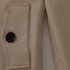 Women's Trench Coat Double Breasted Classic Long Coat Windproof Fashion Outerwear