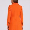 Women's Winter Coat Elegant Notched Lapel Double Breasted Trench Coat