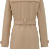 Women's Trench Coat Double Breasted Classic Long Coat Windproof Fashion Outerwear