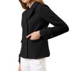 Women's Notched Lapel Double Breasted Pea Coat
