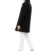 Women's Winter Single Breasted Peter Pan Collar Outwear Trench Coat