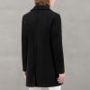 Women's Winter Single Breasted Peter Pan Collar Outwear Trench Coat