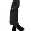 Womens Trench Coats Single Breasted Long Windproof Overcoat with Pockets and Belt