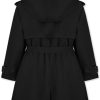 Girls & Women's Rain Jackets Waterproof Hooded Trench Coat,3 Years - Women 2XL