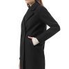 Women's Notched Lapel Double Breasted Raglan Winter Coats