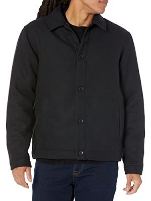 Men's Wool Bomber Jacket (Available in Big & Tall)
