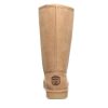Women's Elle Tall Iced Coffee Size 7 | Women's Classic Suede Pull On Comfortable Winter Boot