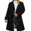 Girls & Women's Rain Jackets Waterproof Hooded Trench Coat,3 Years - Women 2XL