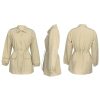 Women Long Sleeve Fall Casual Mini Dresses V Neck Zipper Cargo Safari Short Dress Drawstring Waist Dresses