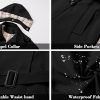 Girls & Women's Rain Jackets Waterproof Hooded Trench Coat,3 Years - Women 2XL