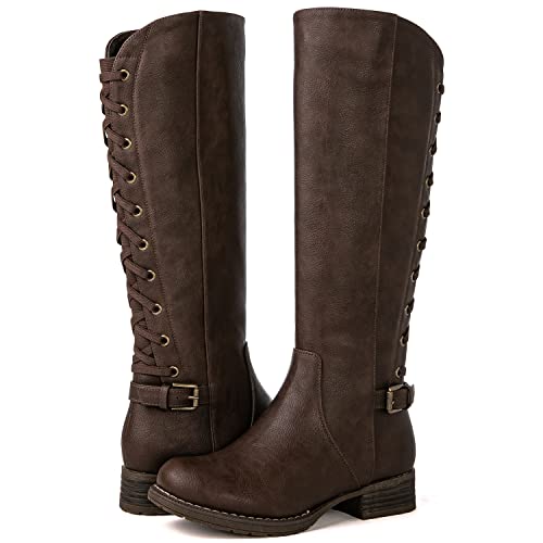 Women's Quilted Knee High Fashion Boots Strappy Boots For Women