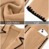Pea Coats for Women Trendy Embroidered Contrast Trim Long Peacoat Jackets Lapel Button Winter Coat with Pockets