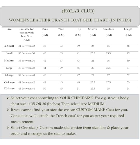 Women's Trench Coat Leather Lambskin Long Overcoat Jacket Real Genuine Black-Red For Women