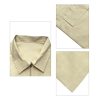 Women Long Sleeve Fall Casual Mini Dresses V Neck Zipper Cargo Safari Short Dress Drawstring Waist Dresses