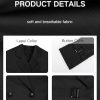Womens Cropped Bike Jacket Casual Double Breasted Trench Coat with Belt