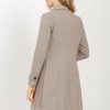 Women's Peter Pan Collar Overcoat Single Breasted Pockets Winter Long Coat