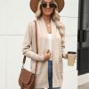 Women Long Cardigan Sweaters Lightweight Open Front Duster Knit Fashion Sweater Coats Trendy Cardigans with Pocket