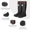 Wasserflux Women’s Mid-Calf Rain Boots – Waterproof Foldable Rubber Boots with Adjustable Cuff, Anti-Slip Sole, Lightweight for