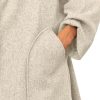 Womens Long Pea Coats Oversized Wrap Wool Blend Trench Coats Winter Open Front Cardigan Overcoats