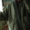 Women's Quilted Knee Length Coat Open Front Kimono Style Jacket Handmade Threading Outwear for Winter