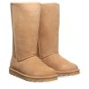 Women's Elle Tall Iced Coffee Size 7 | Women's Classic Suede Pull On Comfortable Winter Boot