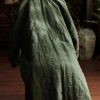 Women's Quilted Knee Length Coat Open Front Kimono Style Jacket Handmade Threading Outwear for Winter