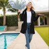Rain Jacket Women Waterproof Long Lightweight Raincoat Hooded Windbreaker Outdoor Trench Coat