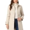 Women's Winter Outerwear Overcoat Peter Pan Collar Mid-thigh A-line Single Breasted Pea Coat