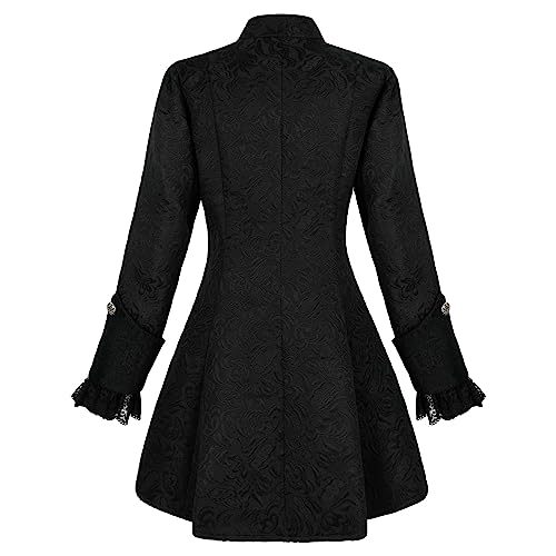 Women's pirate jacket Steampunk Victorian tuxedo Gothic Renaissance medieval coat