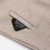 Women's Oversized Notched Collar Wool Blend Single Breast Midi Long Trench Coat