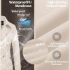 Women's Cropped Trench Coat Classic Double Breasted Lapel Jacket Water Repellent Outerwear