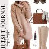 Womens Faux Suede Knee High Side Zipper Chunky Heel Stretch Winter Boots
