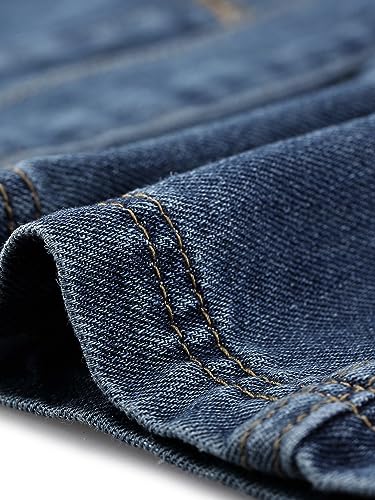 Plus Size Denim Jacket for Women Buttons Long Sleeve Jean Jackets