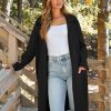 Women's Long Dressy Cardigan Sweaters Fall Oversized Cozy Jacket Outfits 2025 Date Night Winter Trench Coats