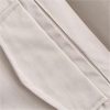 Women's Casual Short Trench Coat Long Sleeve Lapel Double Breasted Jacket Four Season Solid Color Outerwear
