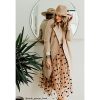 Women's Classy Open Front Knit Coat Cardigan Coatigan Light Jacket